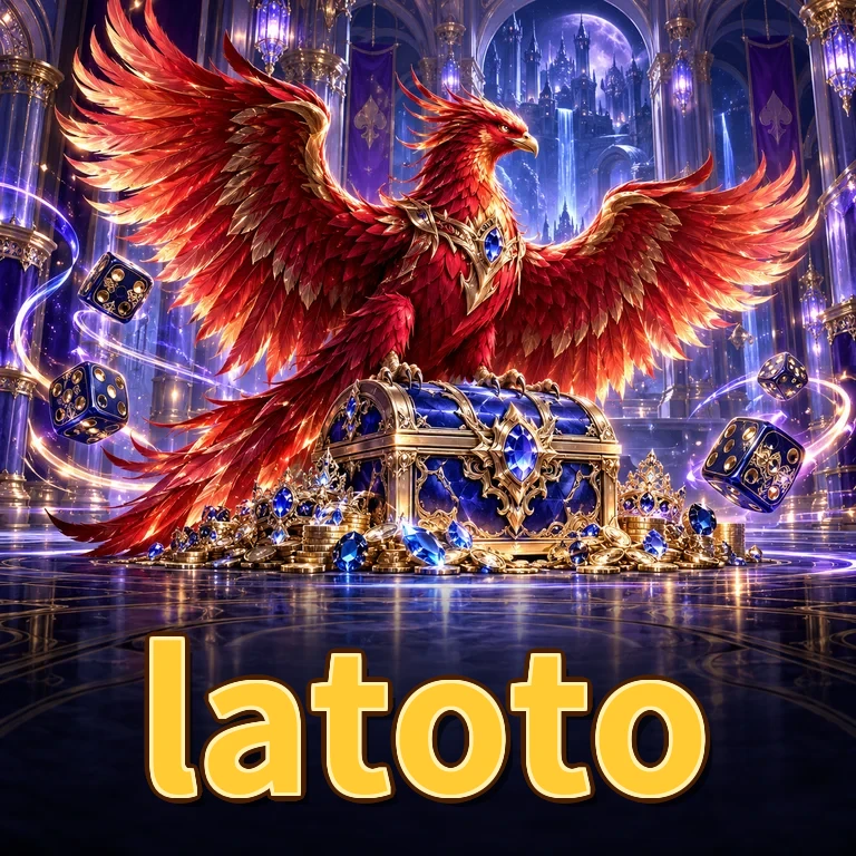 Kartu katalog latoto menampilkan penjelasan singkat, versi/ukuran acuan paket inti, dan skor